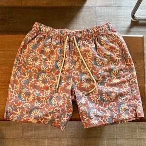 Faherty Floral Swim Trunks